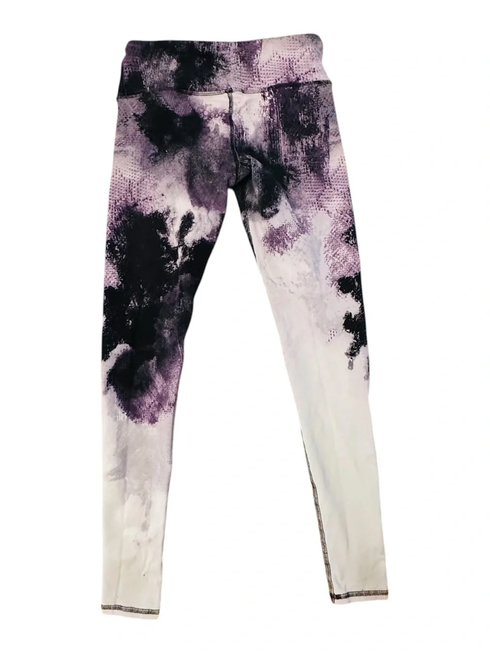 Alo Yoga Thick Lined Airbrush Purple Leggings Womens Small 6/8